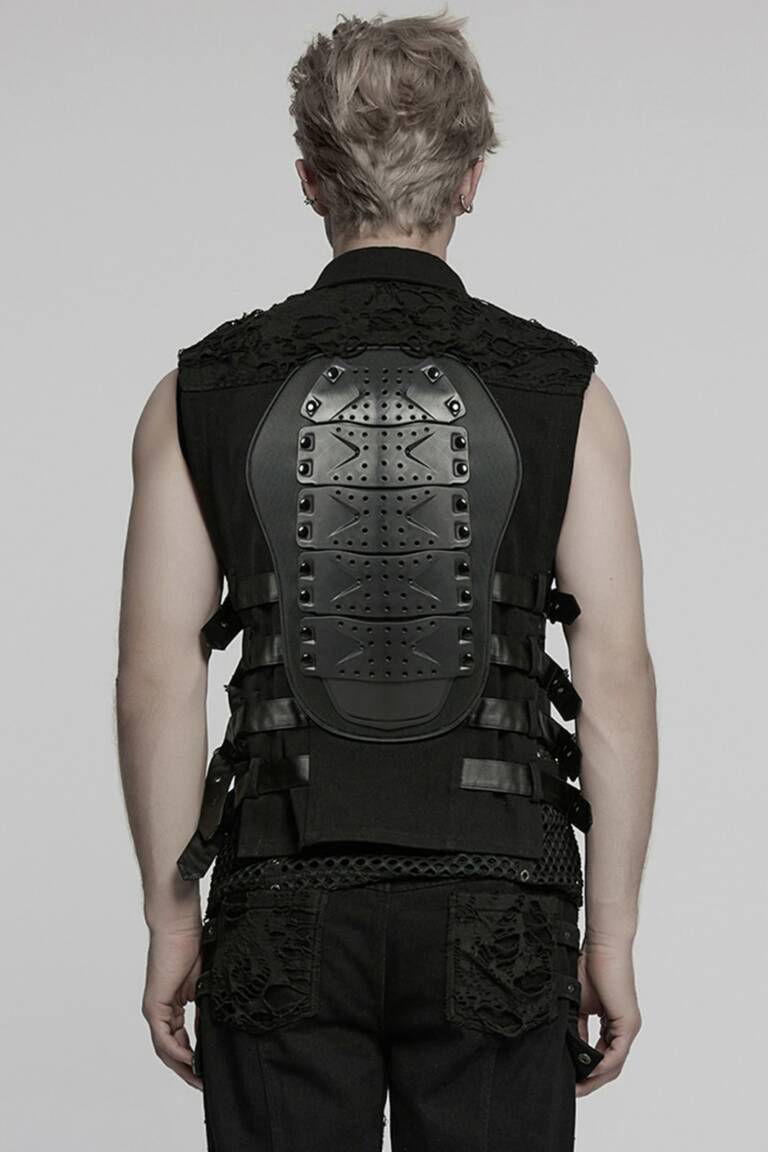 Punk Rave Weste Cyber Skeletor – Bild 2