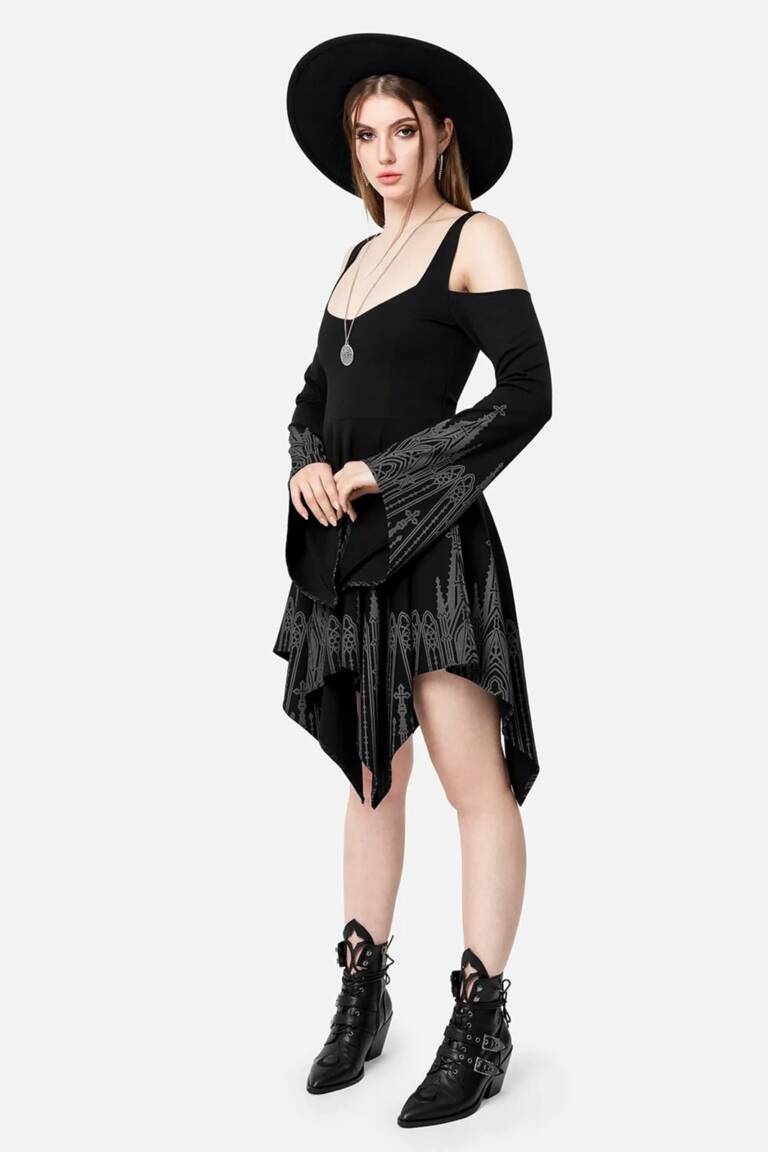 Restyle mini dress Infernal Chapel – Bild 4
