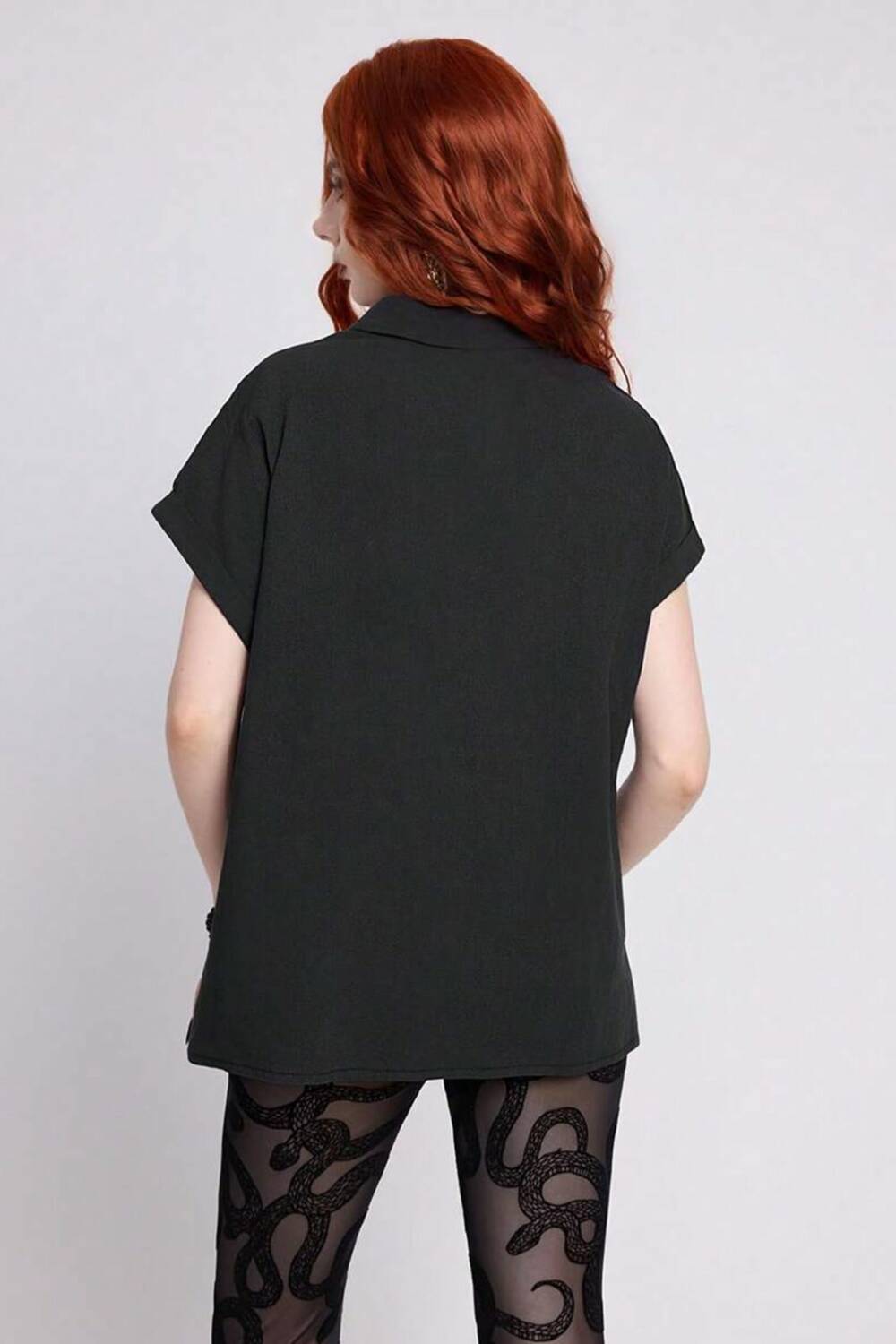 Romwe Bluse Serpent Moon – Bild 4