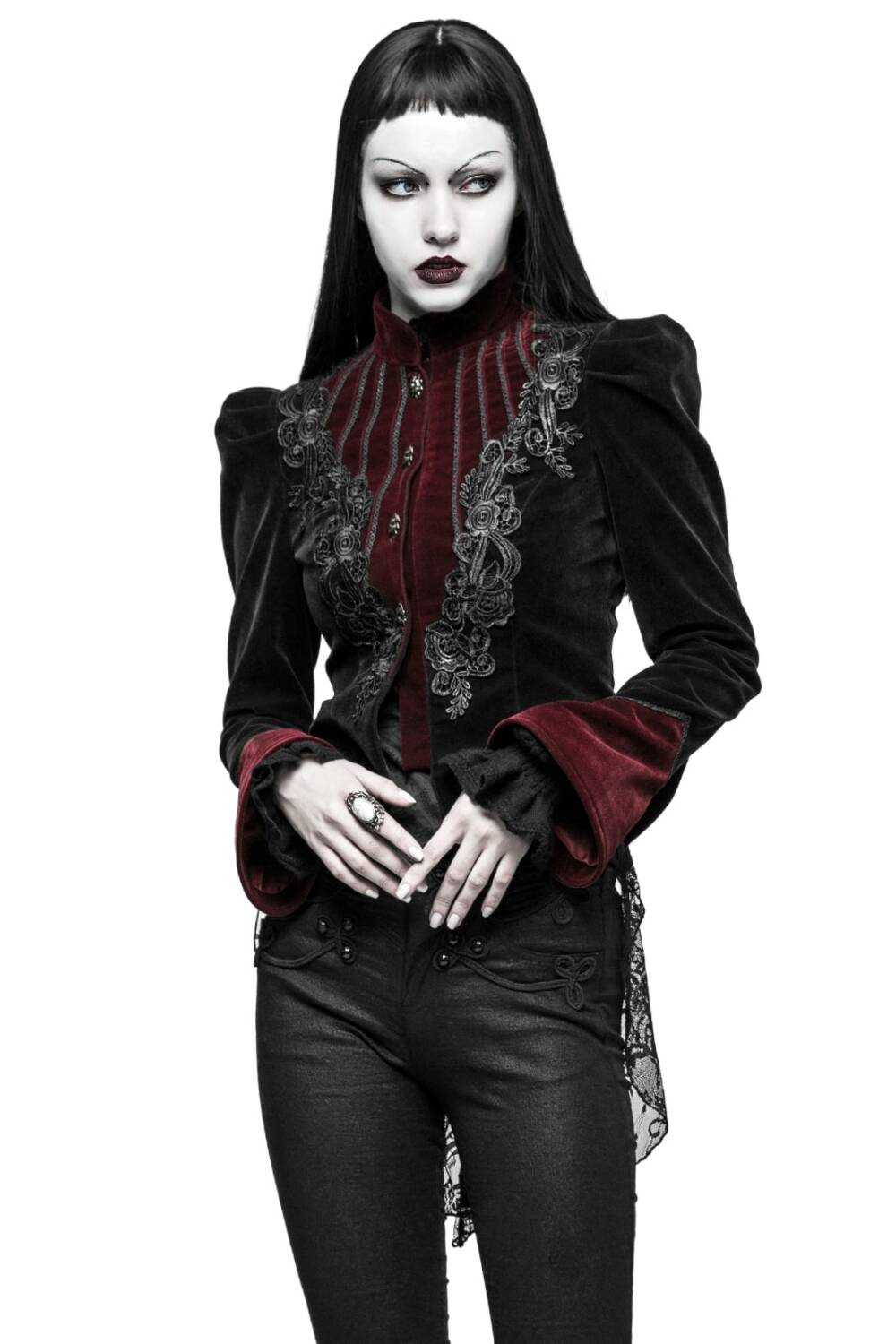 Punk Rave Jacke Fleur De Lys
