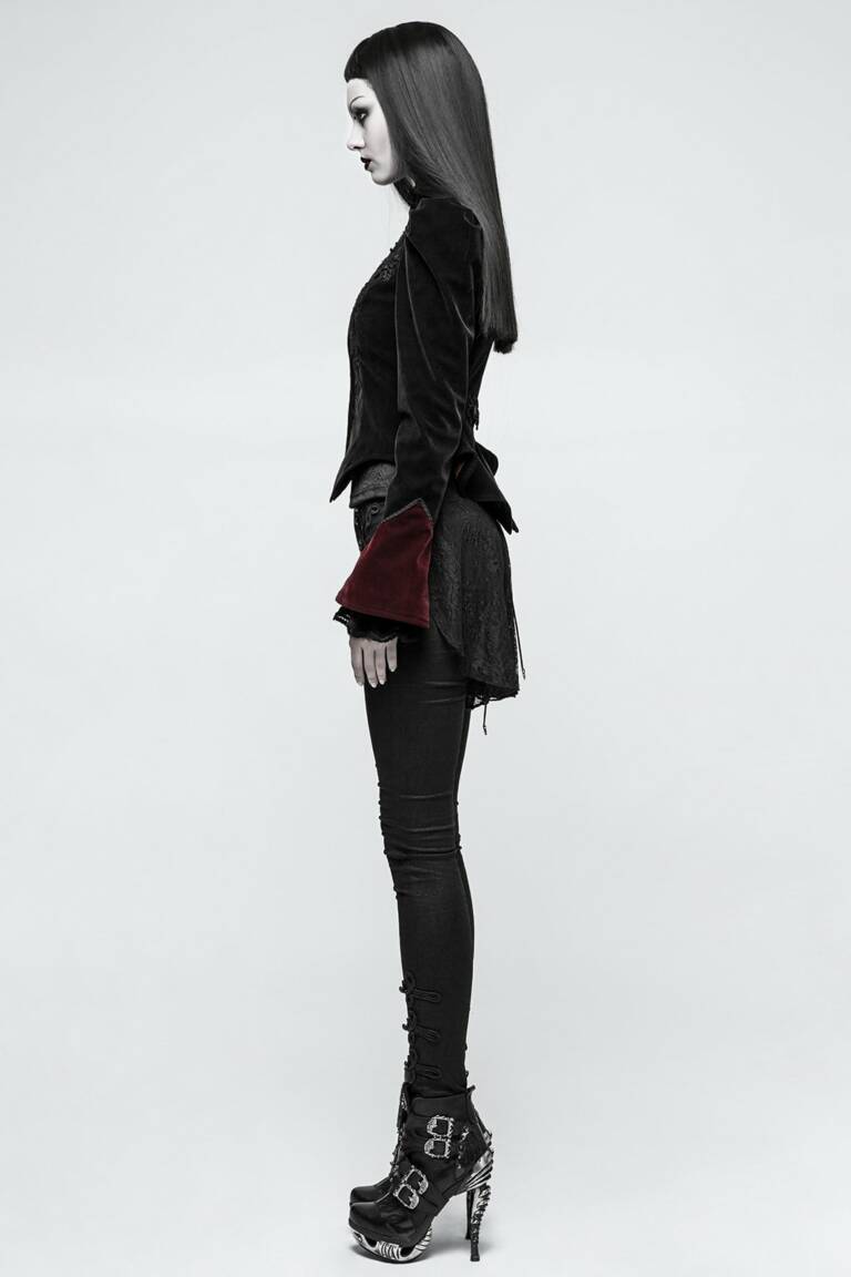 Punk Rave Jacke Fleur De Lys – Bild 5
