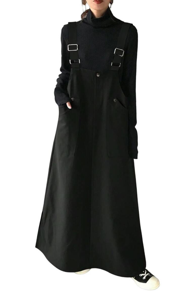 Mad Moonshine Kleid Noir Utility Pinafore