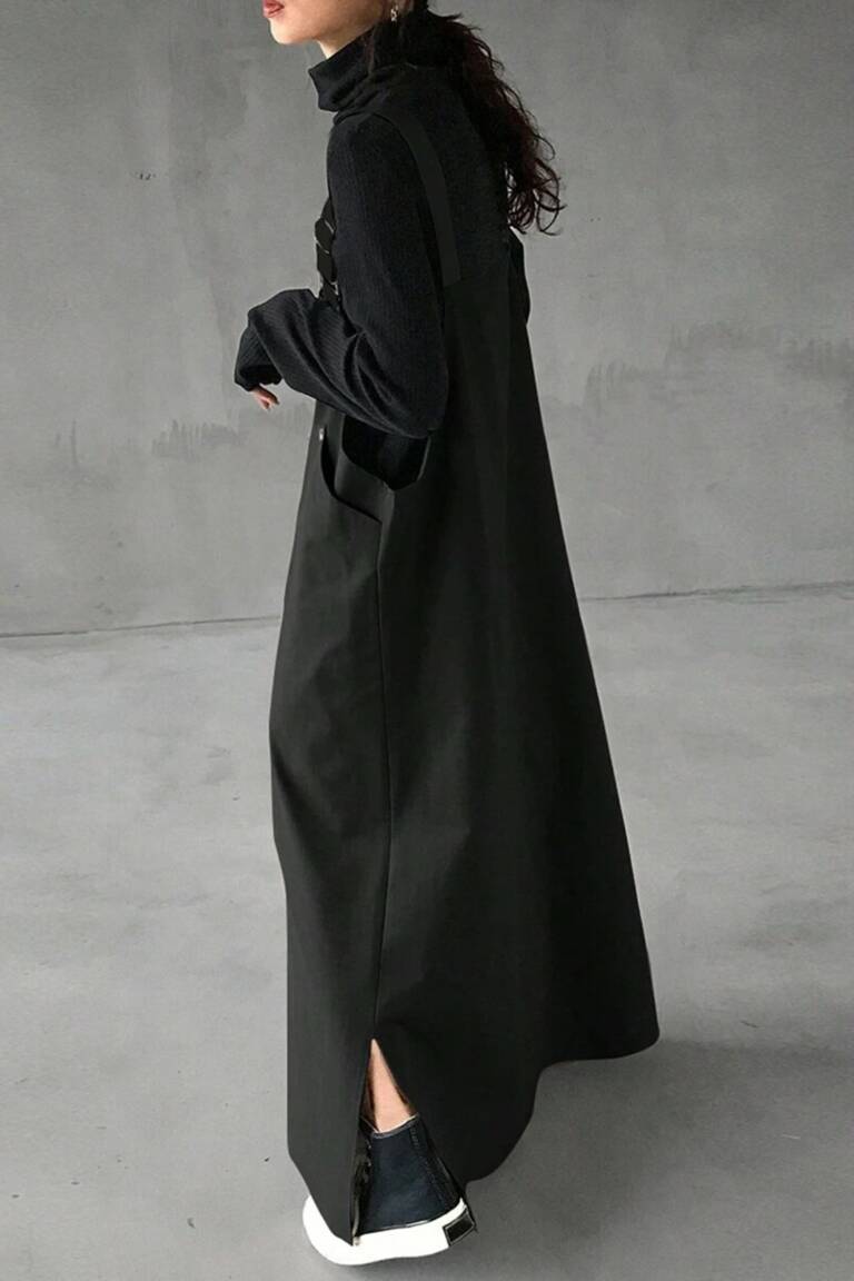 Mad Moonshine Kleid Noir Utility Pinafore – Bild 3