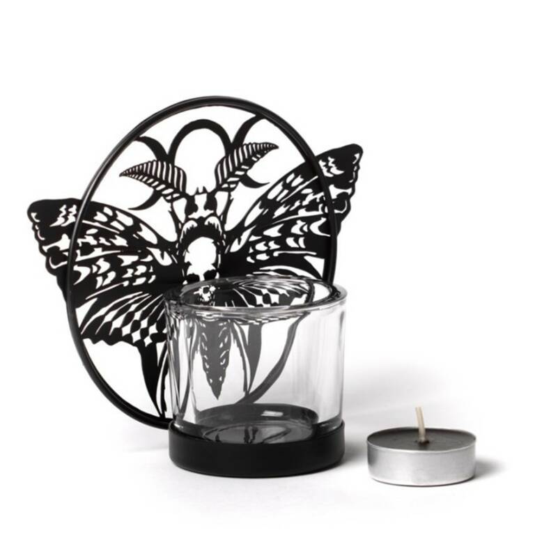 Alchemy Halter für Teelichter Deaths Head Moth – Bild 3
