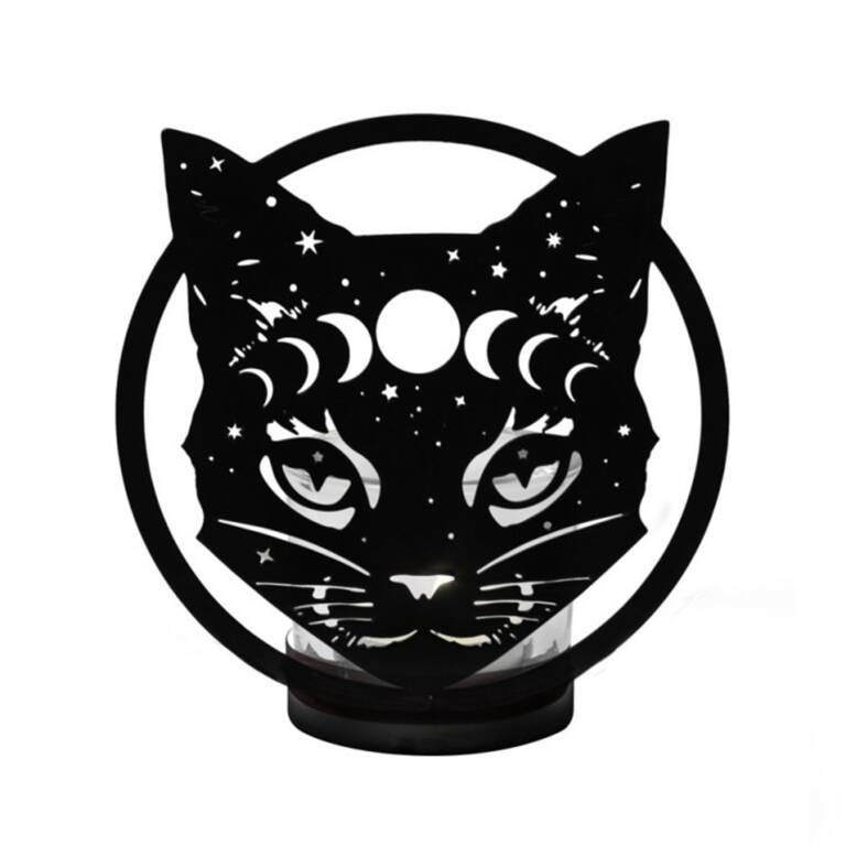Alchemy holder for tea lights Celestial Cat