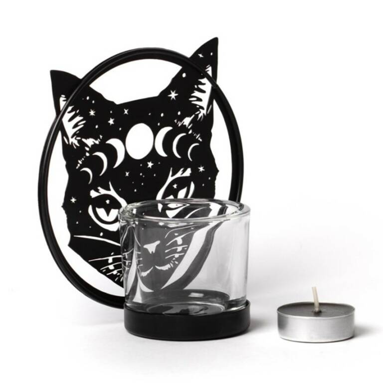 Alchemy Halter für Teelichter Celestial Cat – Bild 3