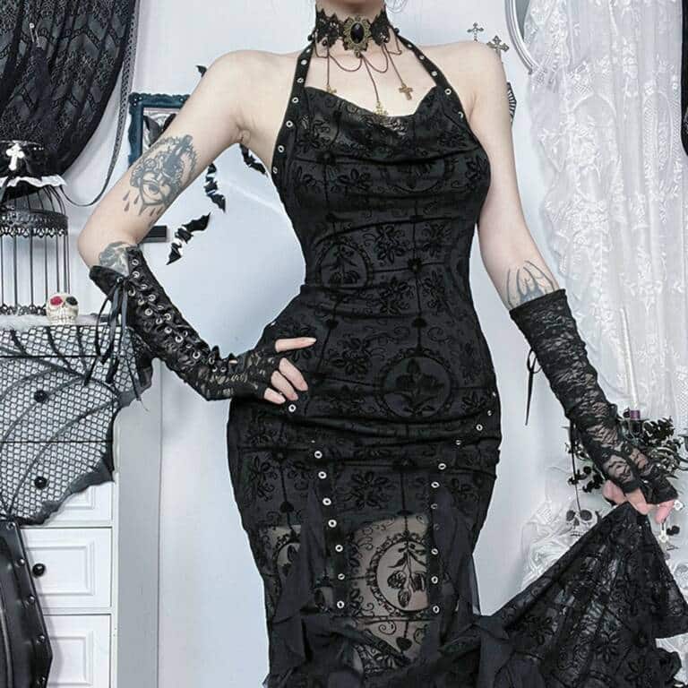 Moon Attic Kleid Blood Sermon – Bild 3