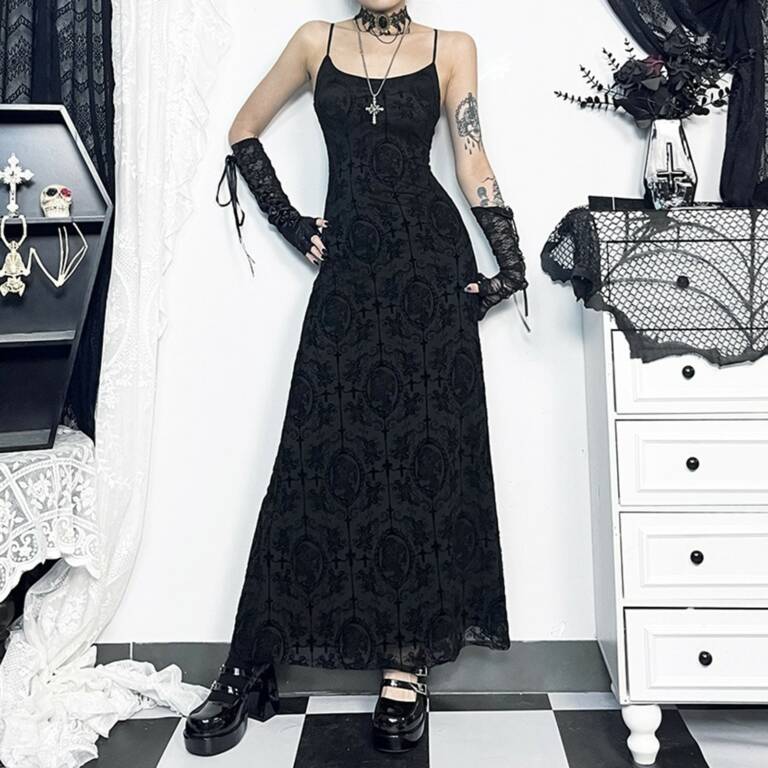 Moon Attic Kleid Coffin – Bild 3