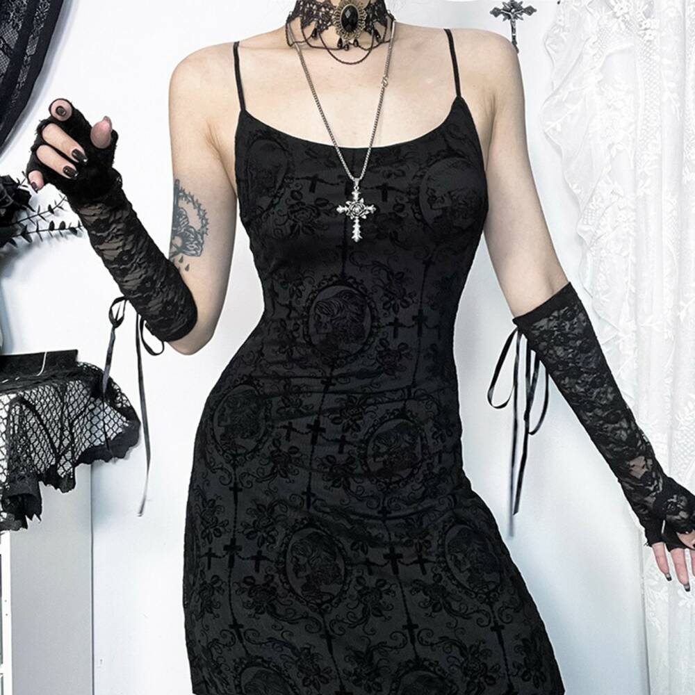 Moon Attic Kleid Coffin – Bild 4