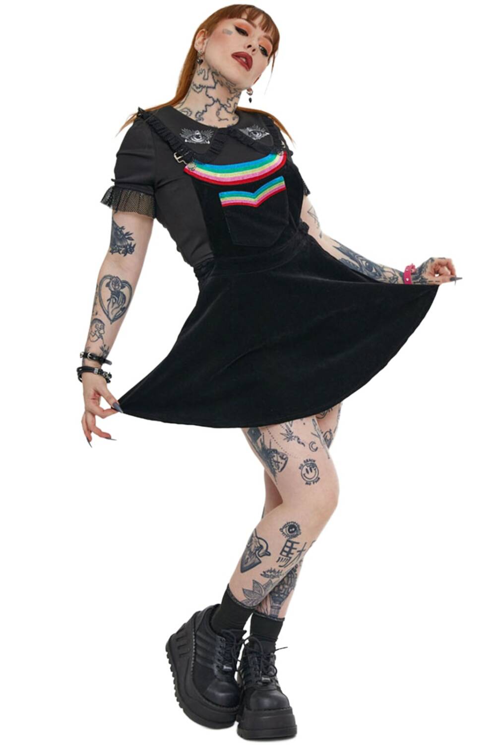 Jawbreaker Kleid Double Rainbow