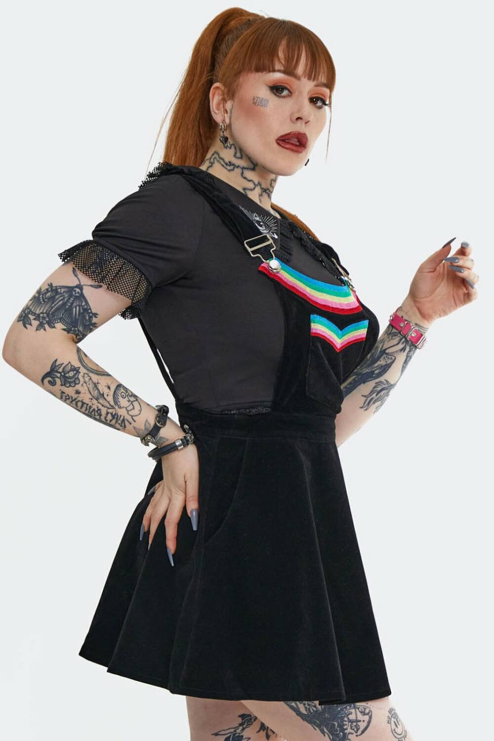 Jawbreaker Kleid Double Rainbow – Bild 3