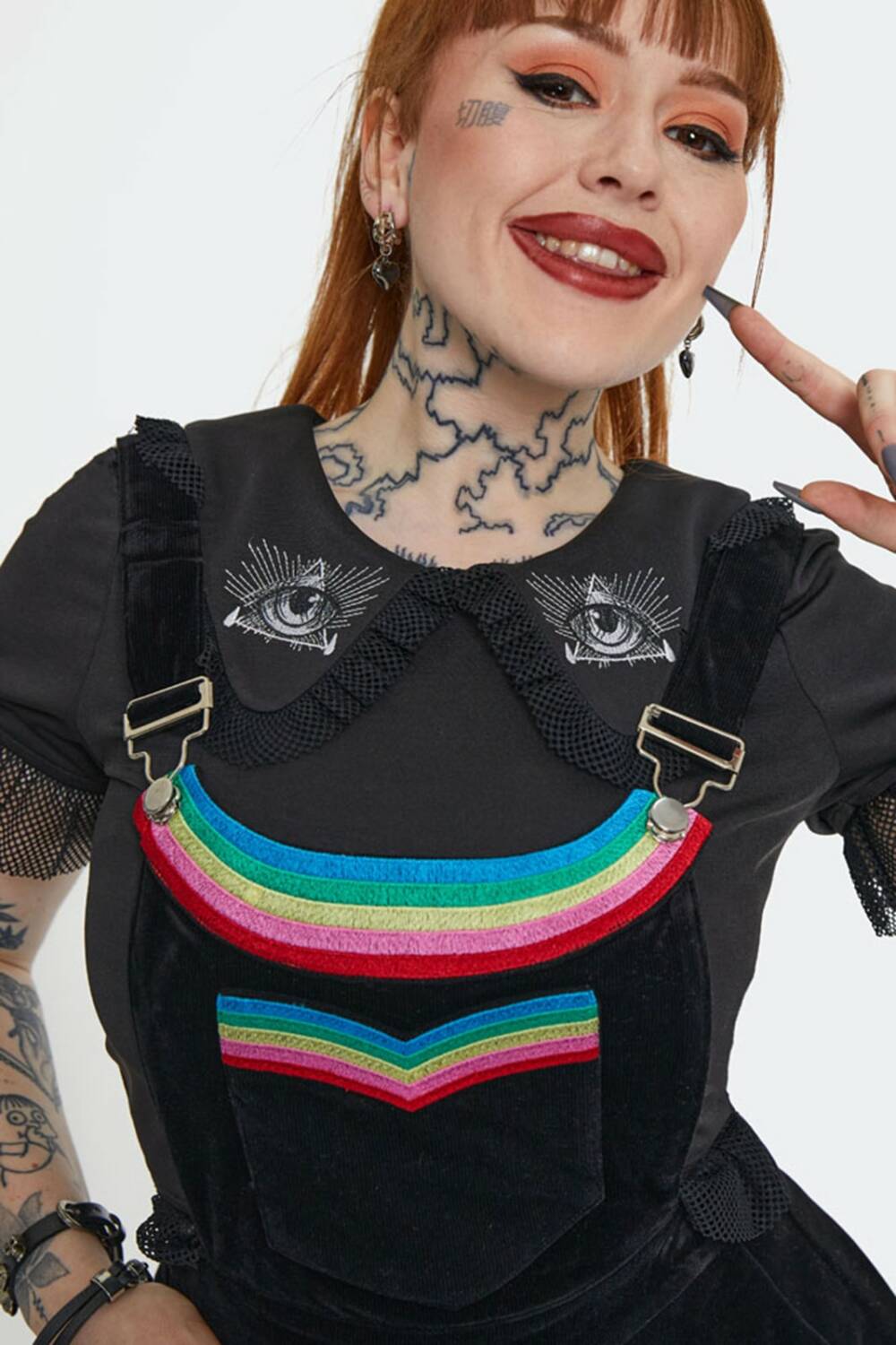 Jawbreaker Kleid Double Rainbow – Bild 4