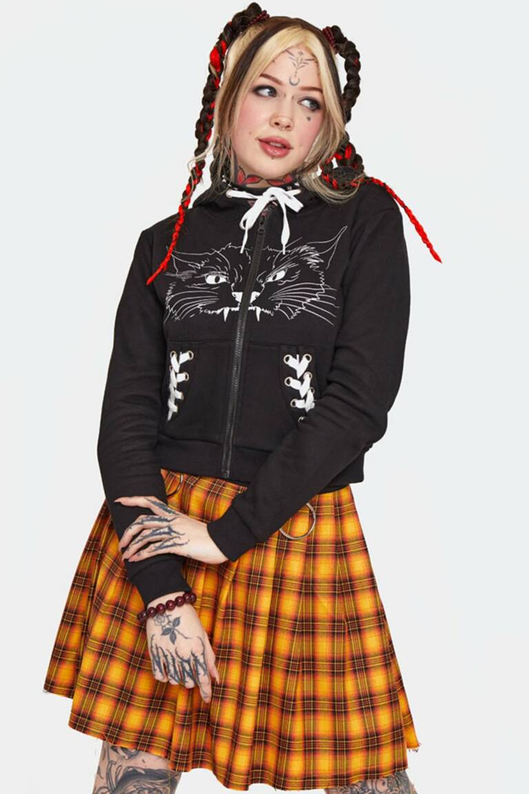 Jawbreaker Zip-Hoody Cat Ears – Bild 2