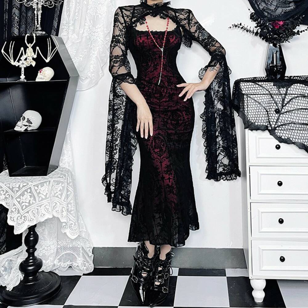 Moon Attic Kleid Blood Rose Elegy – Bild 3