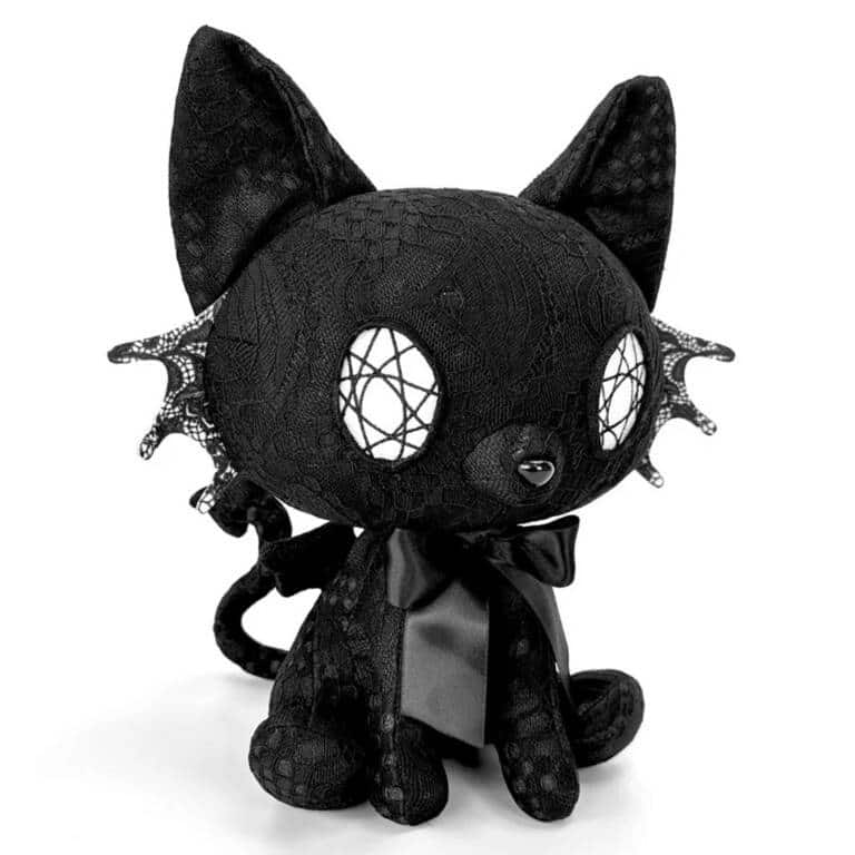 PlushThis plush toy Vampire Goth Cat