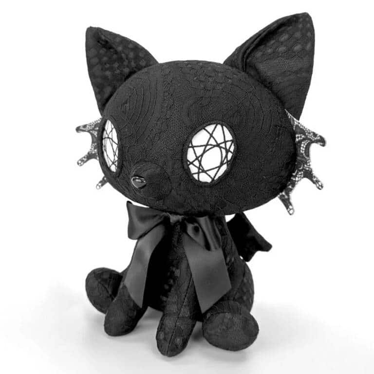 PlushThis Plüschtier Vampire Goth Cat – Bild 3