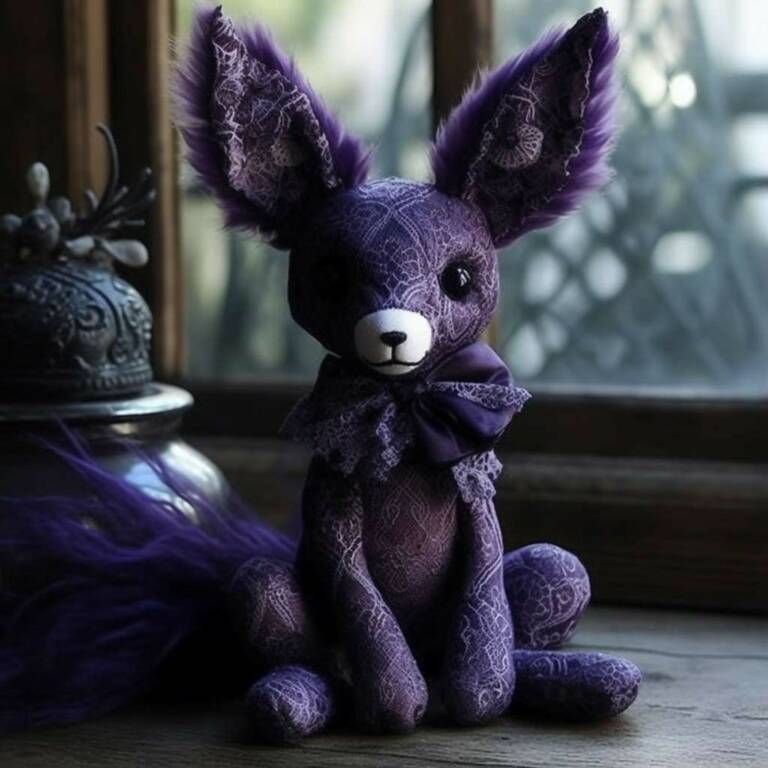 PlushThis plush toy Goth Fox
