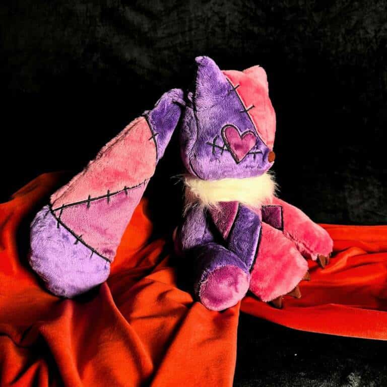 PlushThis Plüschtier Emo Pink Bunny Foxy – Bild 2