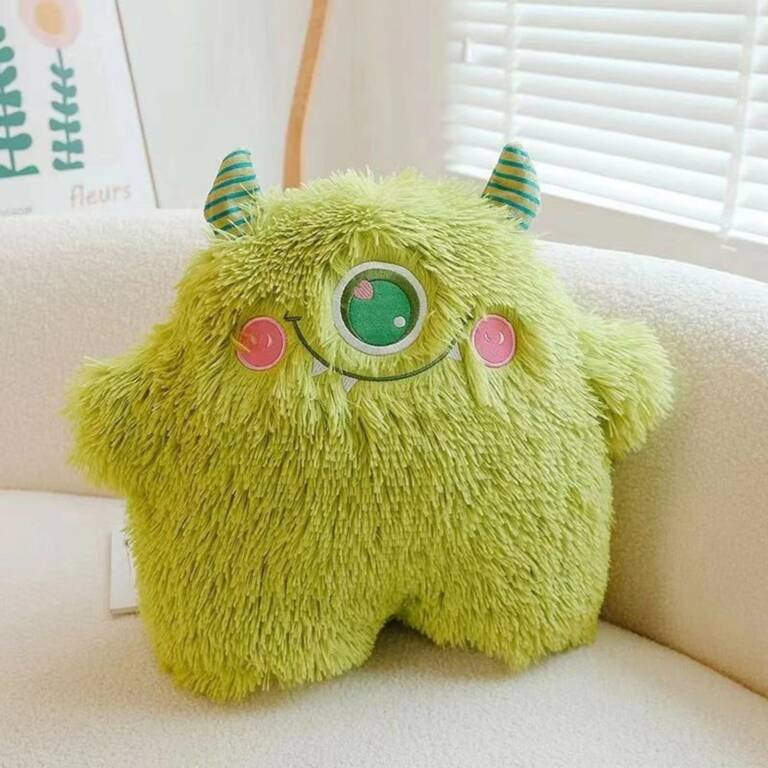 PlushThis Plüschtier Cute Furry Big-Eyed Monster