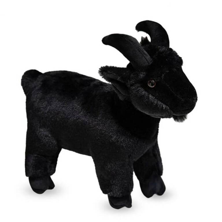 PlushThis plush toy Black Goat