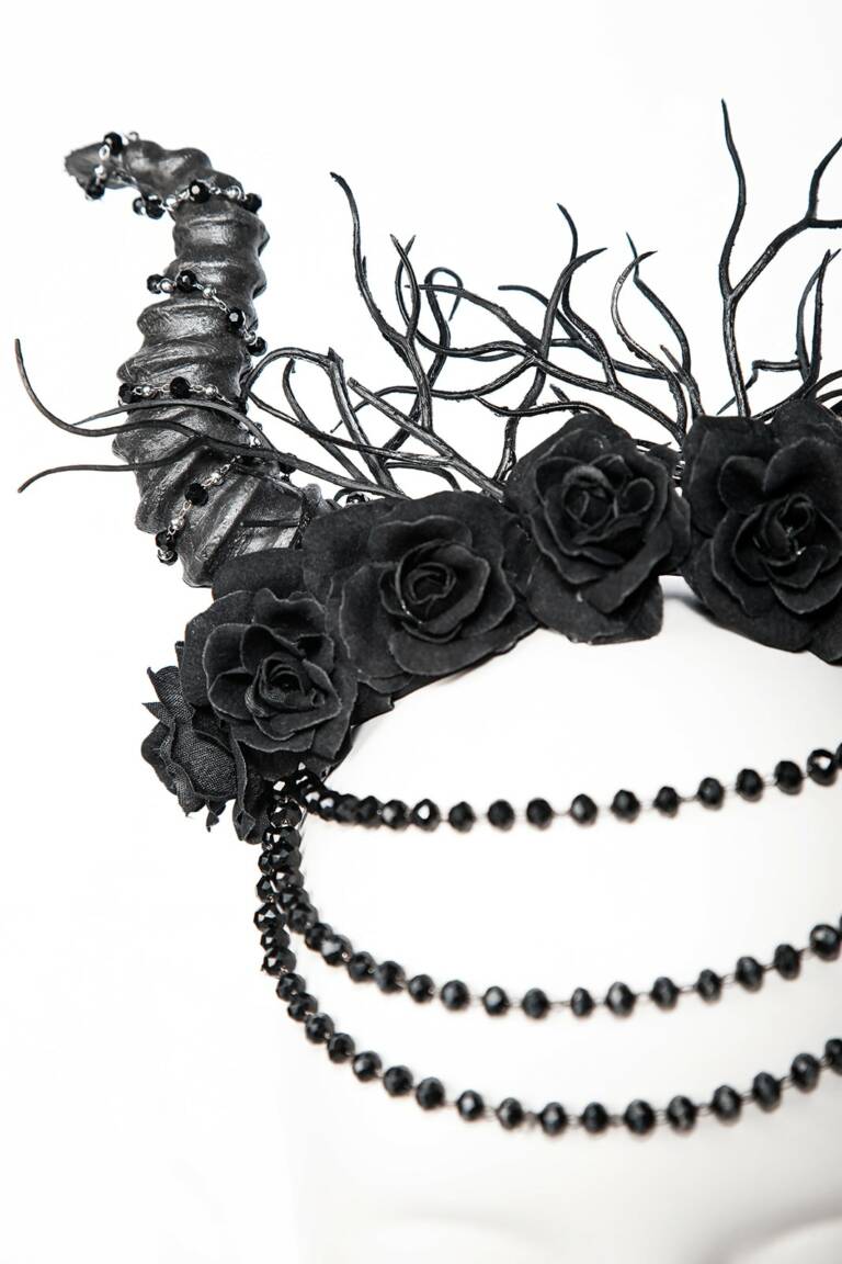 RNG Haarreif Gothic Witch Horns – Bild 7