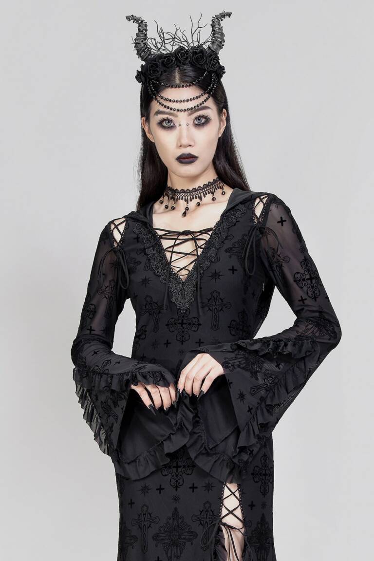 RNG Haarreif Gothic Witch Horns – Bild 8