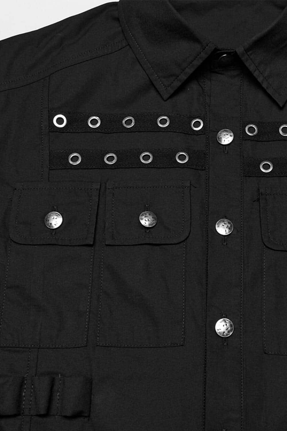 Punk Rave Kurzarmhemd Darkware – Bild 5