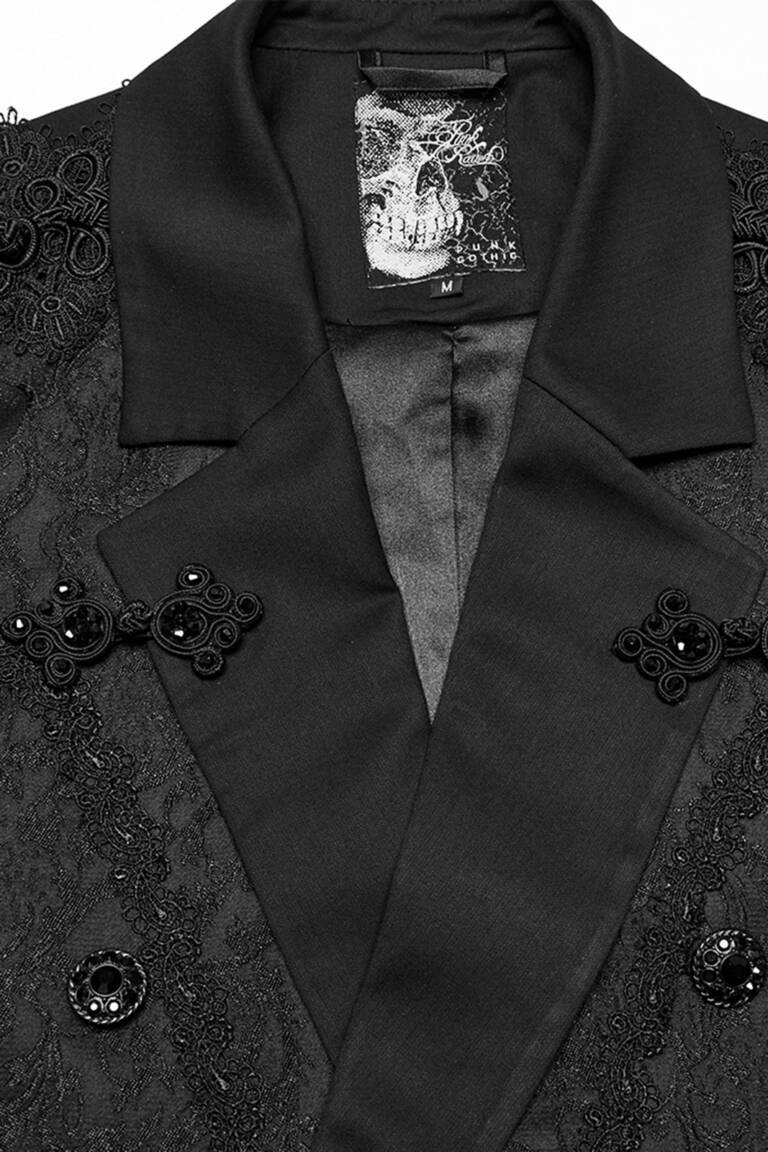 Punk Rave Jacke The Raven Poet – Bild 5