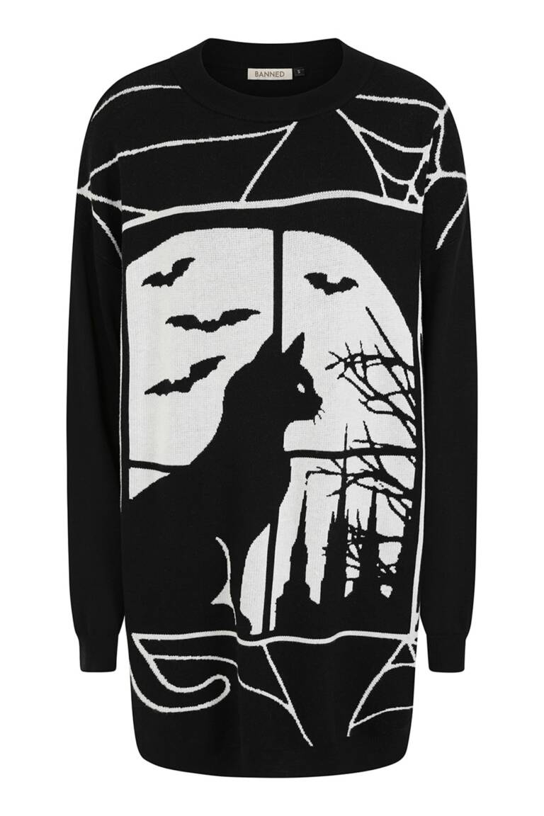 Banned dress Black Lunaire