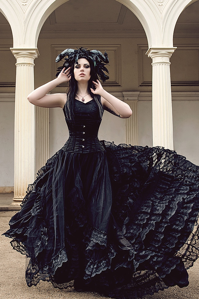 Sinister Kleid Dark Bride – Bild 5