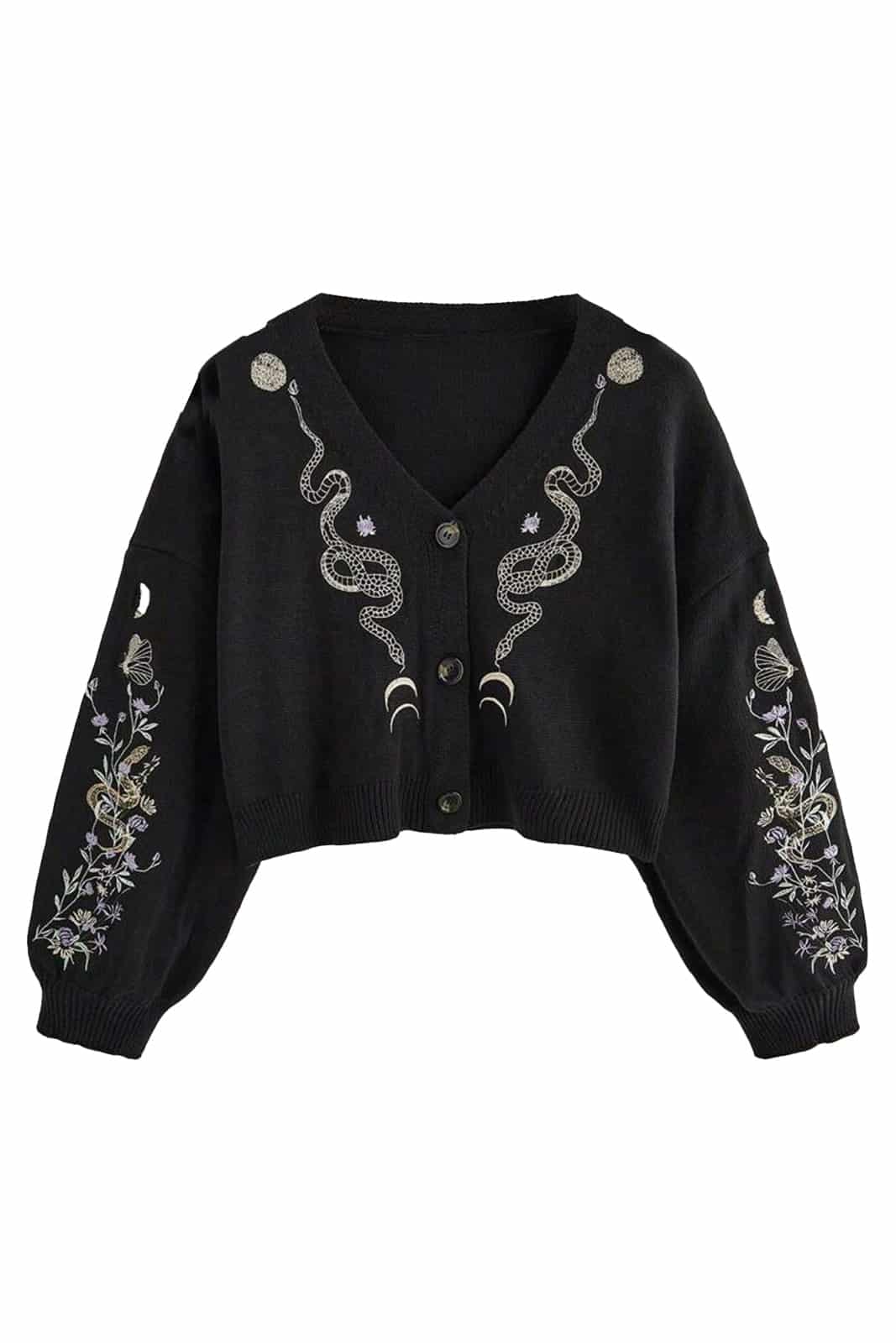 Romwe Jacke Forest Snake