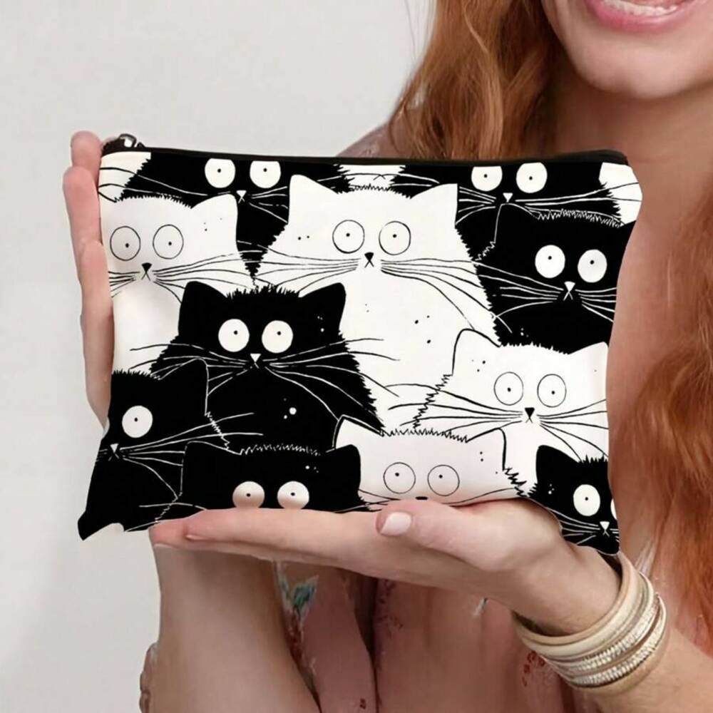 Mad Moonshine Kosmetiktasche Monochrome Meow