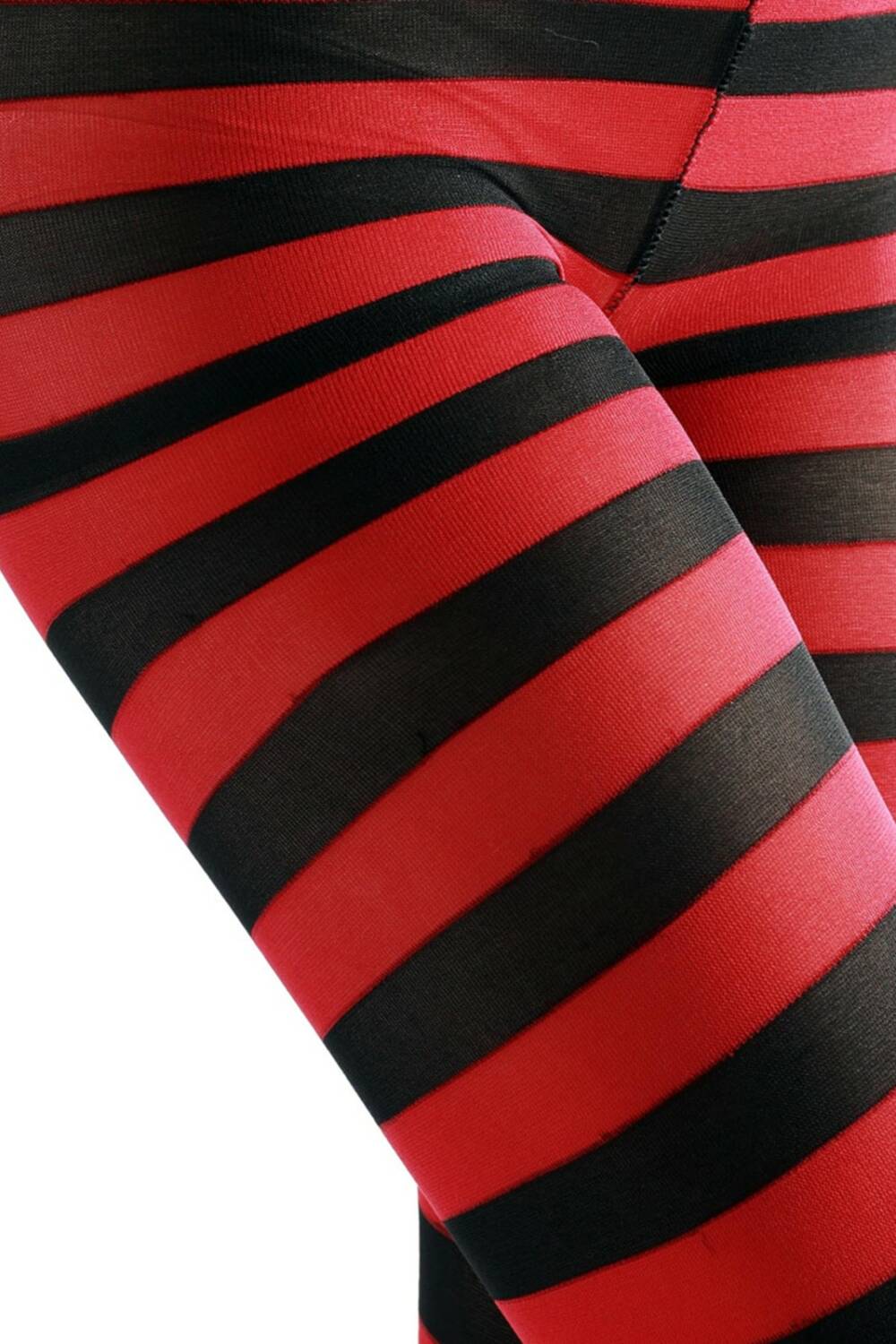 Erogance Strumpfhose Stripes Red – Bild 4
