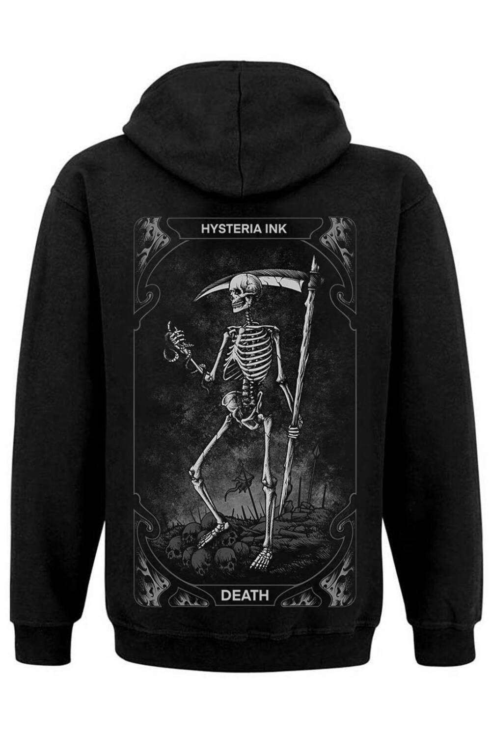 Hysteria Ink Zip-Hoody Tarot Death