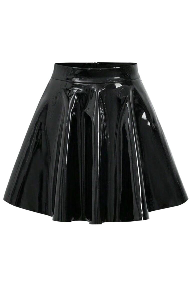 Mad Moonshine vinyl skirt Nightflare