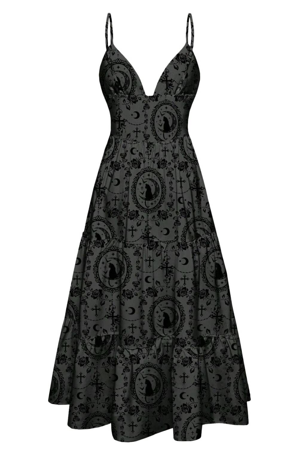 Romwe Kleid Lunar Familiar – Bild 2