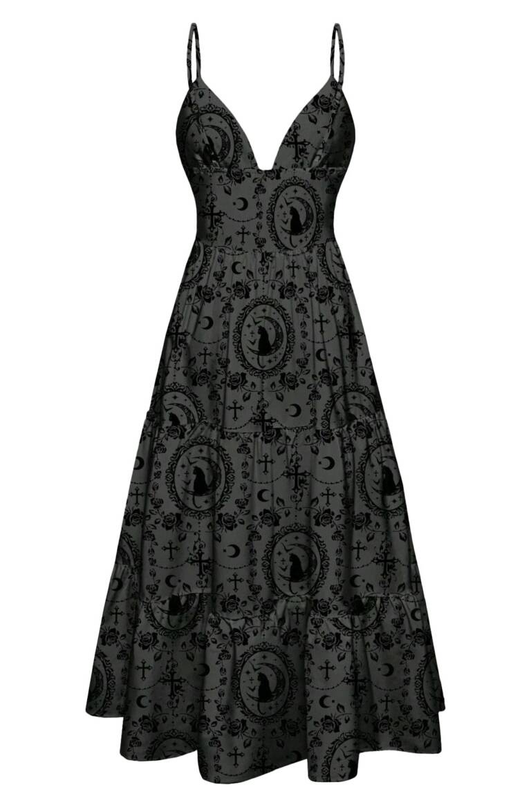 Romwe Kleid Lunar Familiar – Bild 2