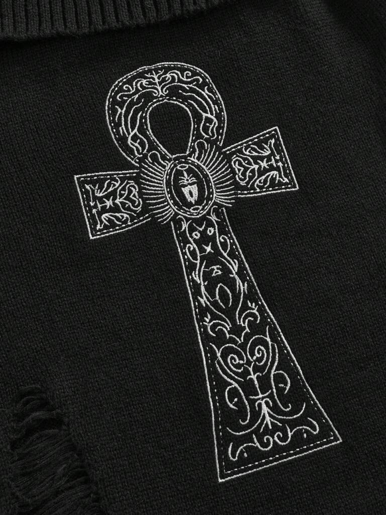 Romwe sweater Ankh Reverie – Bild 3