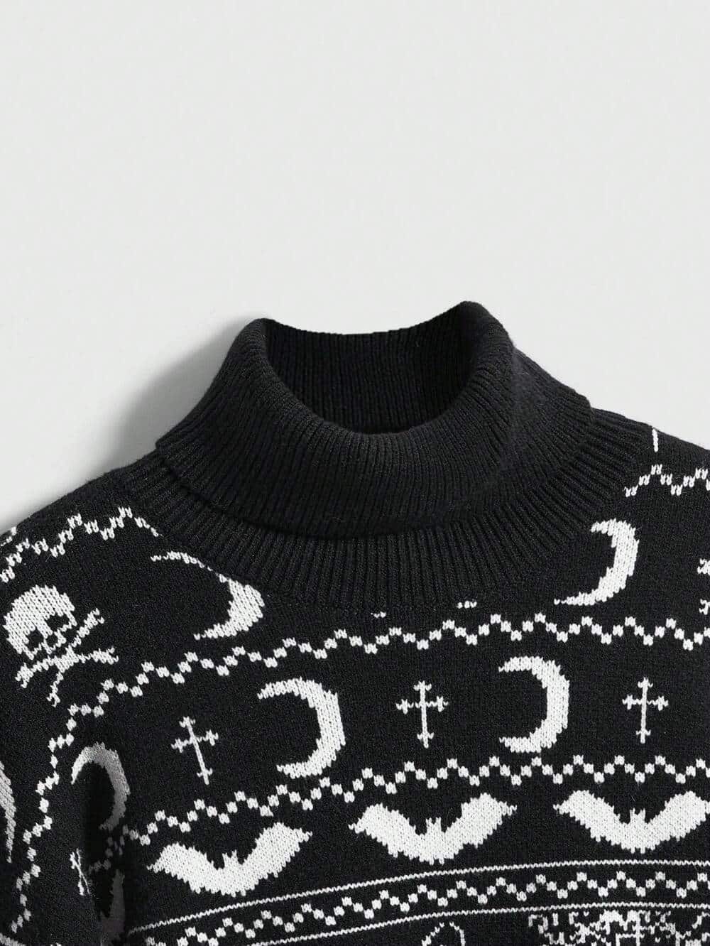 Romwe Pullover Graveyard Whispers – Bild 2