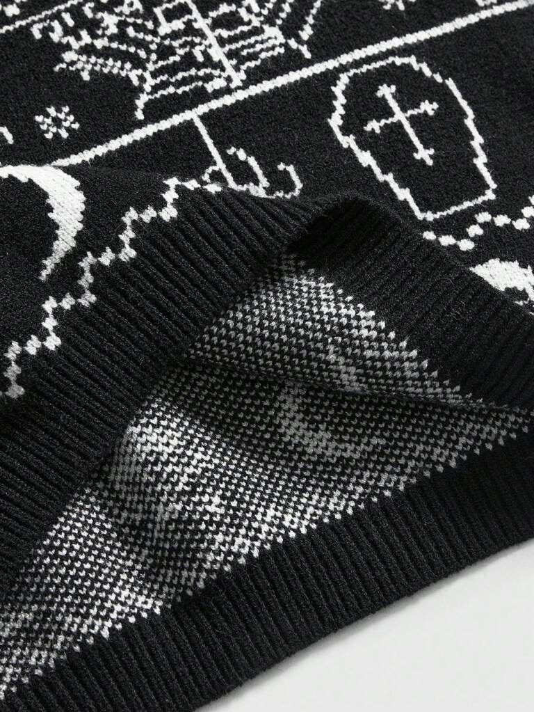 Romwe sweater Graveyard Whispers – Bild 4
