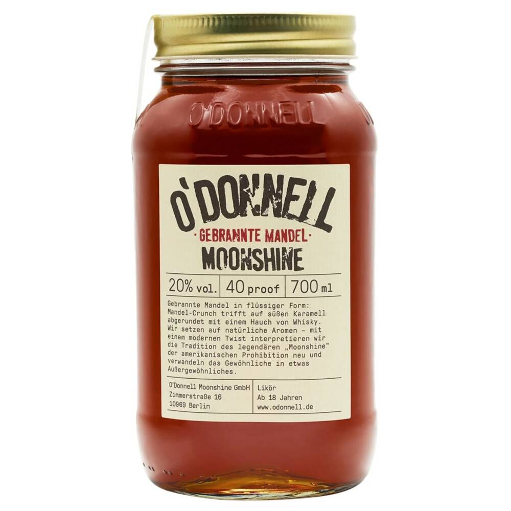 Likör O'Donnell Moonshine Gebrannte Mandel 0,7l, 20%