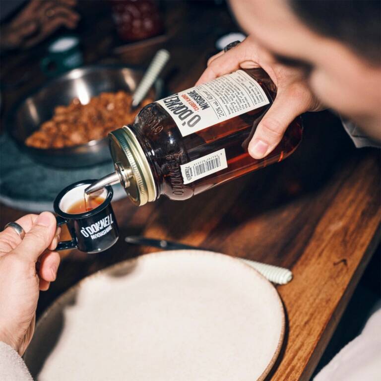 Likör O'Donnell Moonshine Gebrannte Mandel 0,7l, 20% – Bild 3