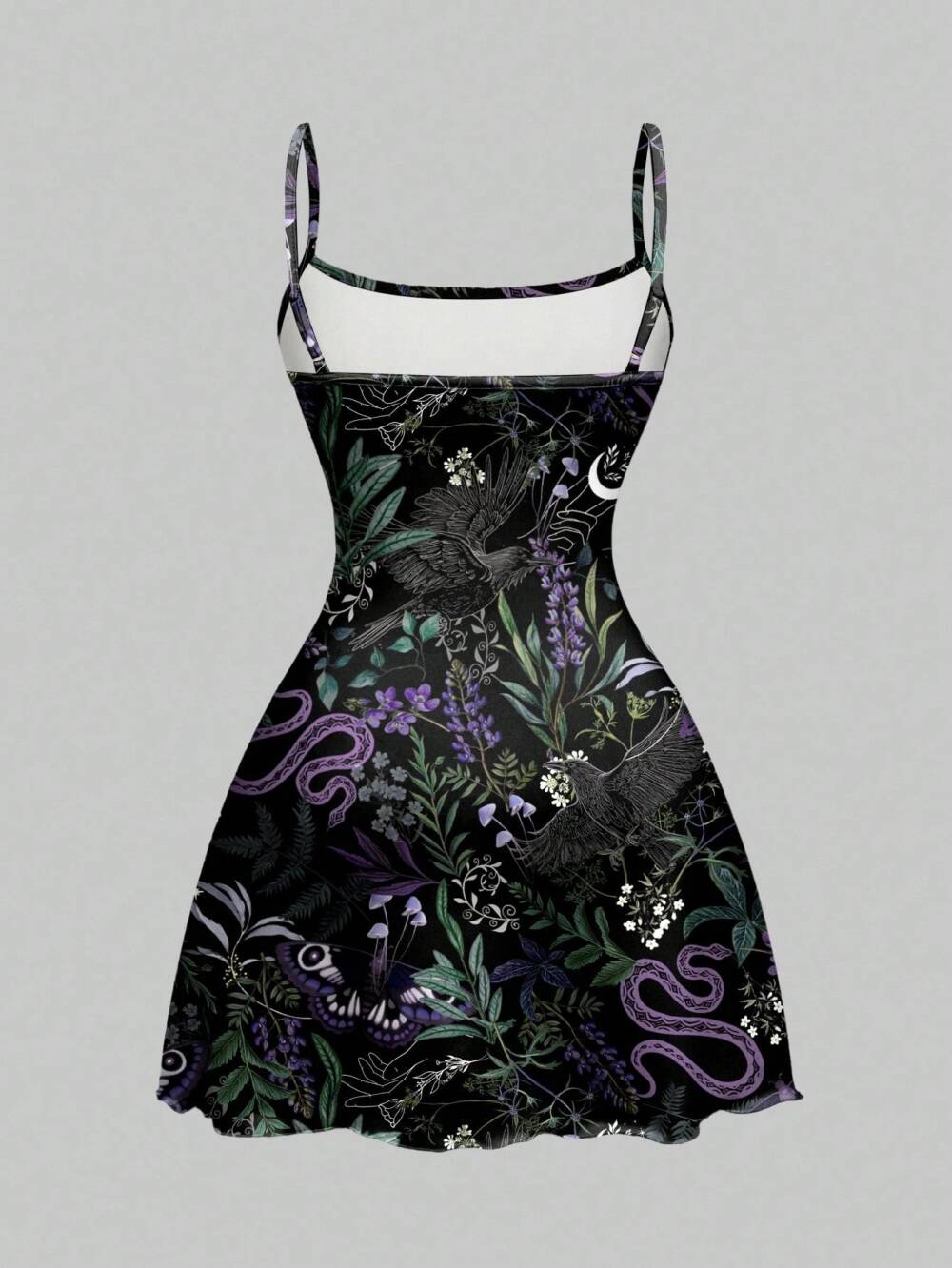 Romwe Kleid Serpent Garden – Bild 2