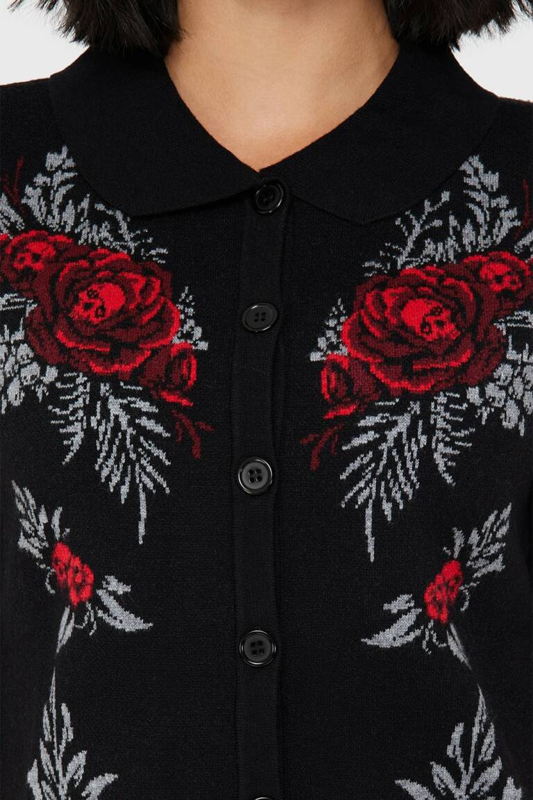 Killstar Strickjacke Batty Blaze – Bild 2
