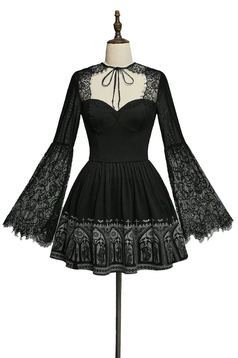 Romwe Kleid Apostles of the Night