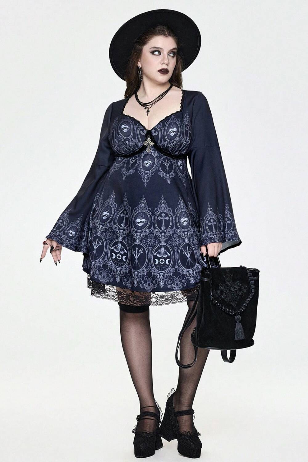 Romwe Kleid Sacred Eclipse – Bild 4