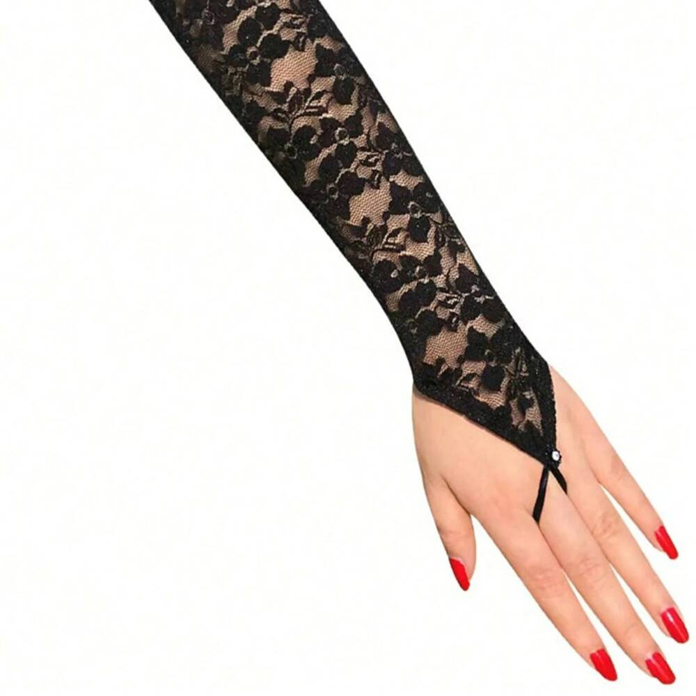 Mad Moonshine Armstulpen Dark Lace Elegy – Bild 2