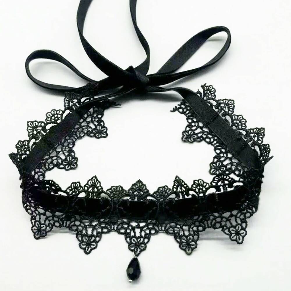 Mad Moonshine Choker Fallen Rose – Bild 2