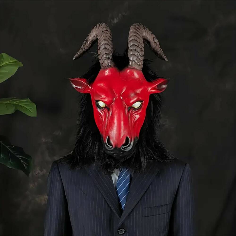 Mad Moonshine Maske Baphomet – Bild 2
