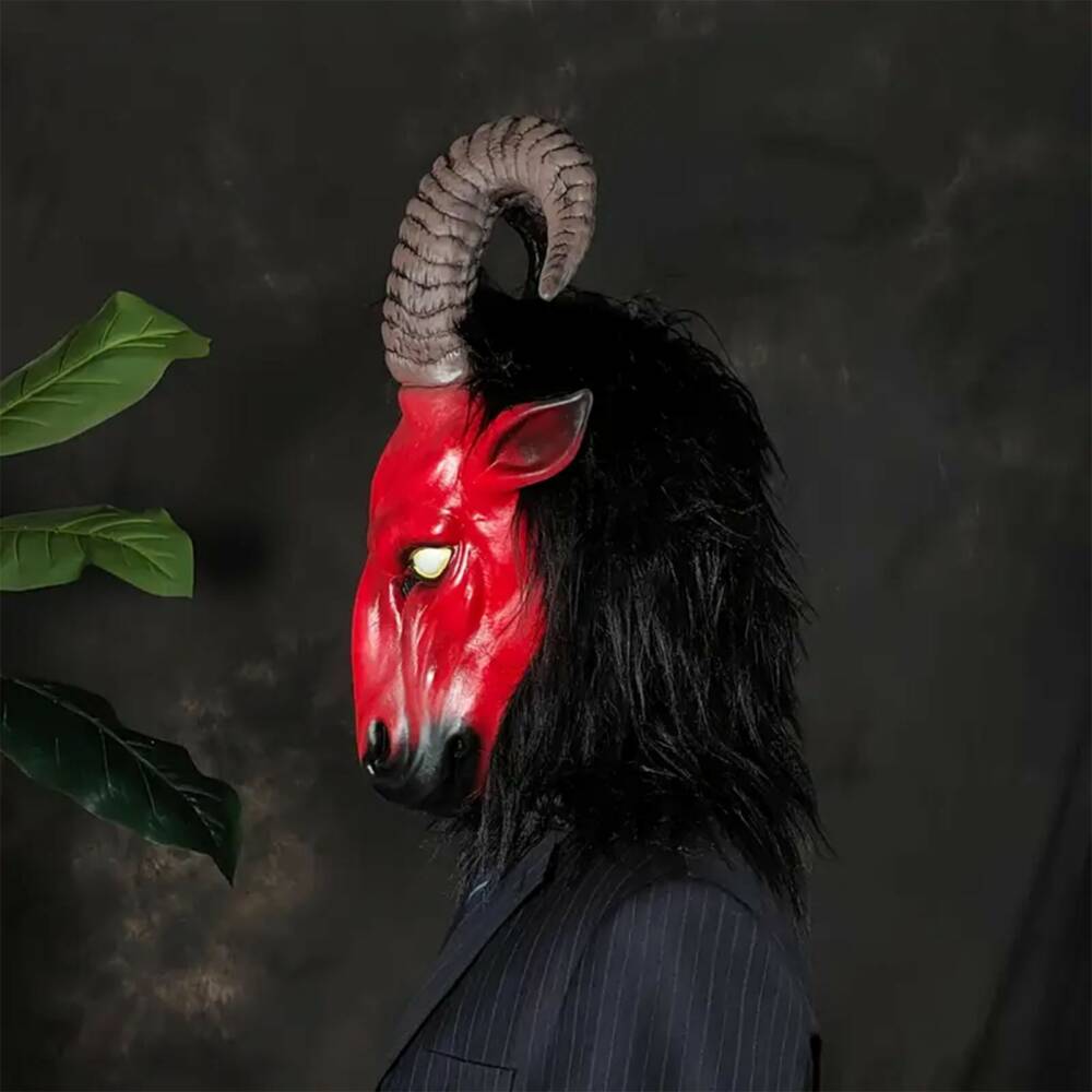 Mad Moonshine Maske Baphomet – Bild 3
